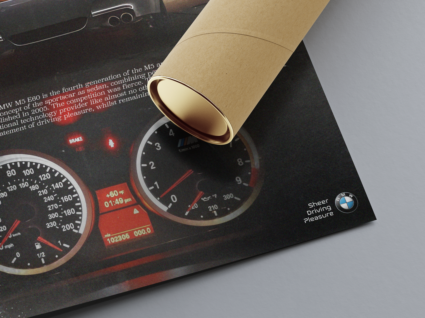 2005 BMW M5 E60 Poster