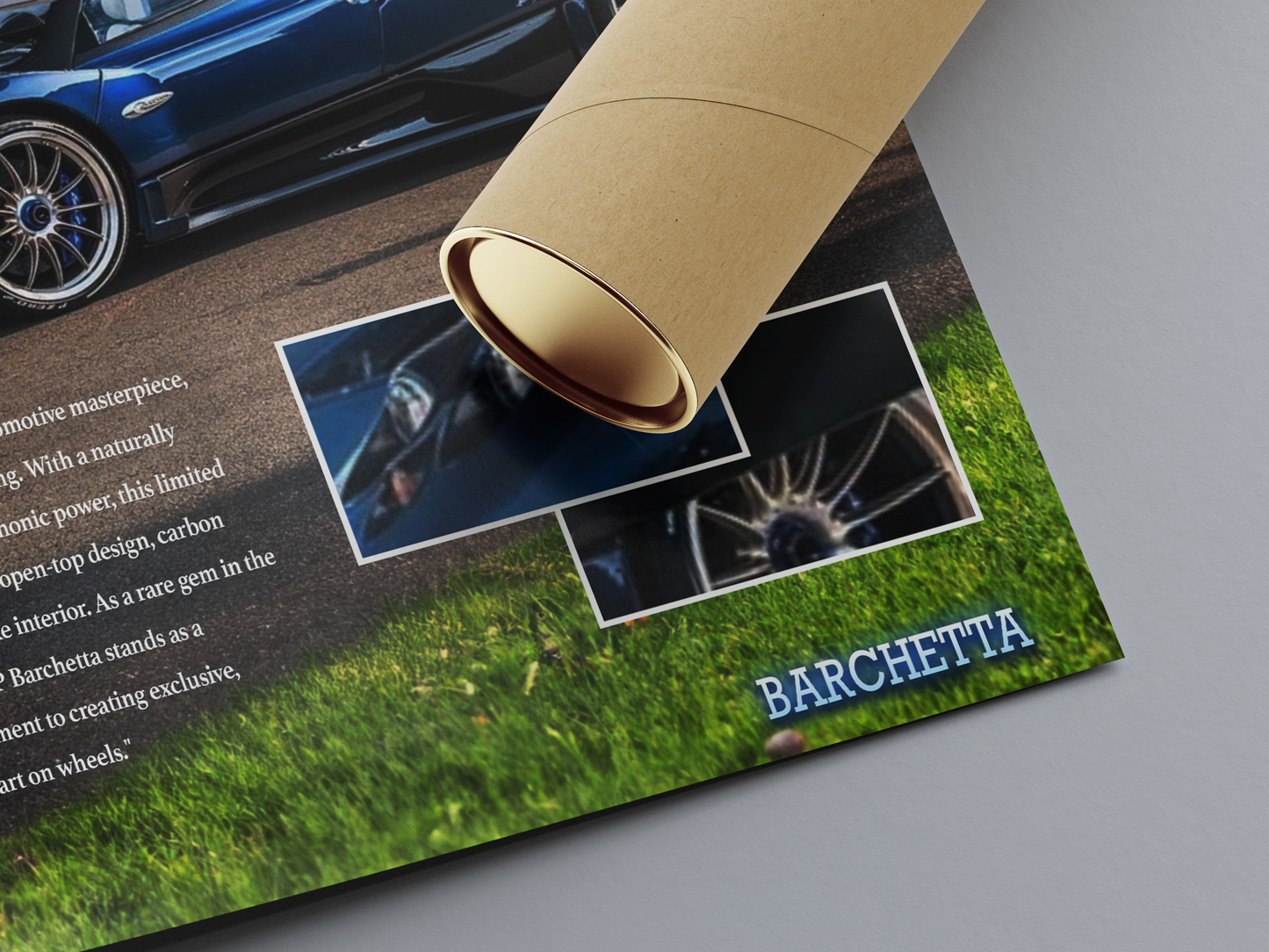 Pagani Zonda HP Barchetta Poster