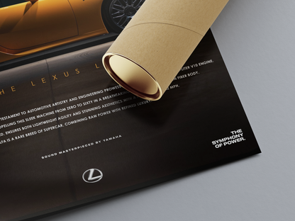 Lexus LFA V10 Poster