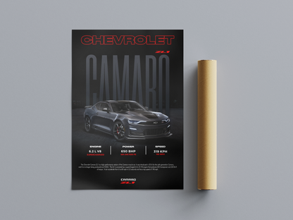 Chevrolet Camaro ZL1 (50th Edition) Poster