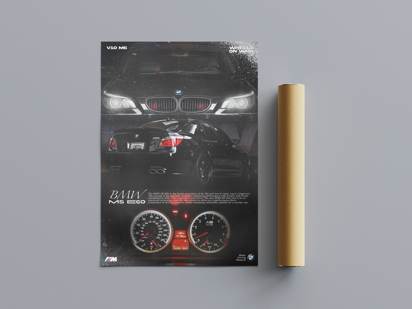 2005 BMW M5 E60 Poster