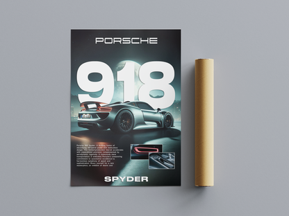 Porsche 918 Spyder Poster