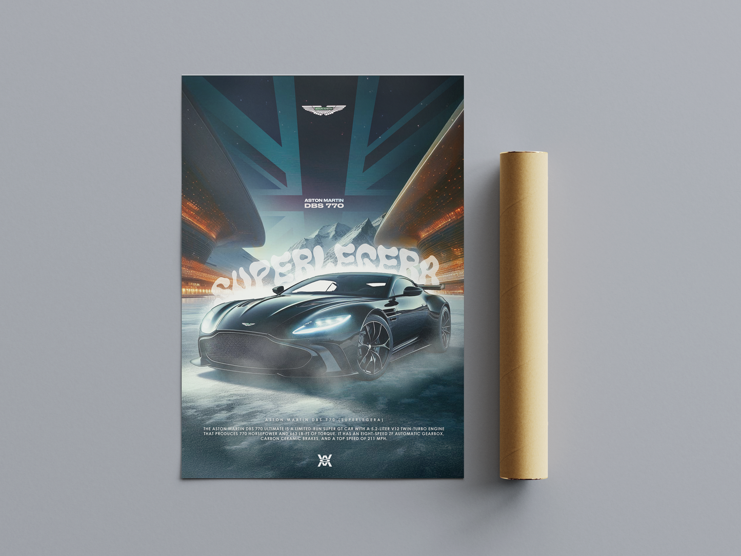 Aston Martin DBS 770 Poster