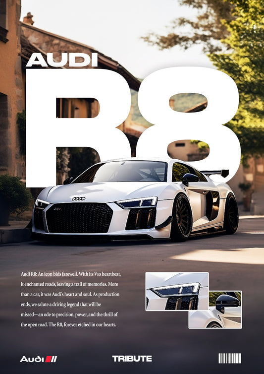 Audi R8 Poster