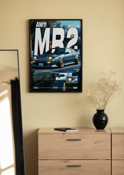 Toyota MR2 aw11 Poster