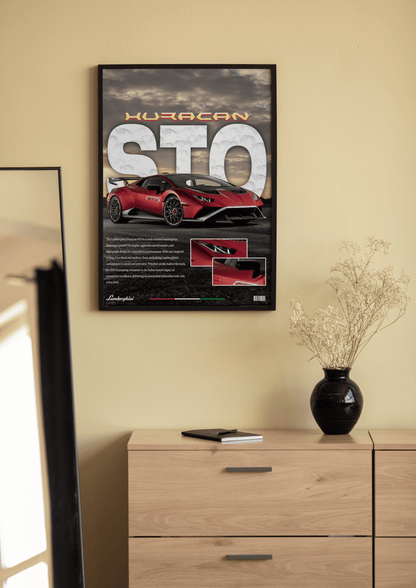 Lamborghini Huracan STO Poster