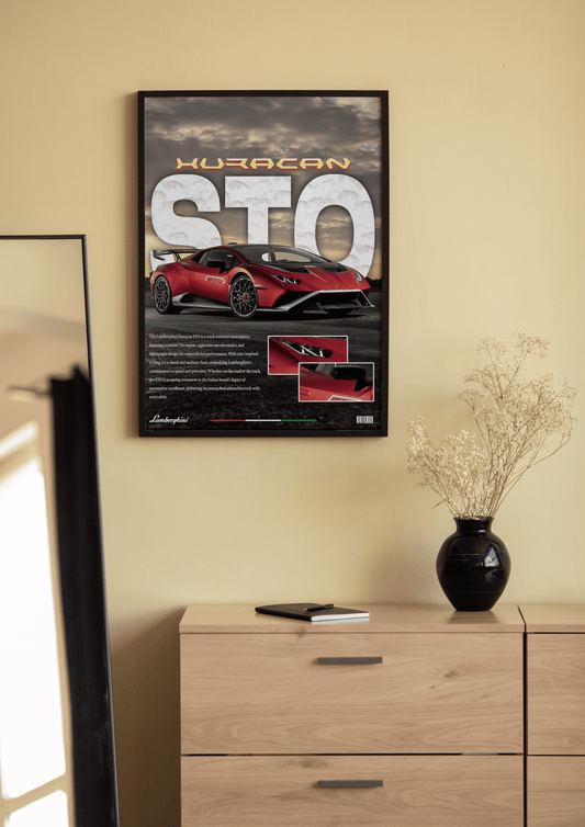 Lamborghini Huracan STO Poster