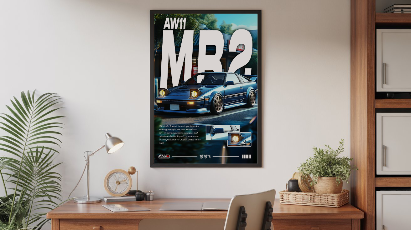 Toyota MR2 aw11 Poster
