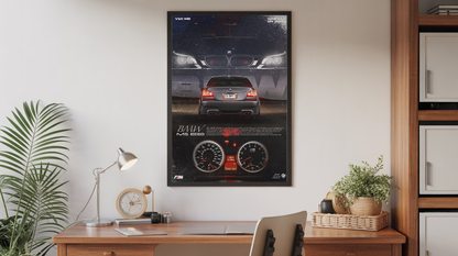 2005 BMW M5 E60 Poster