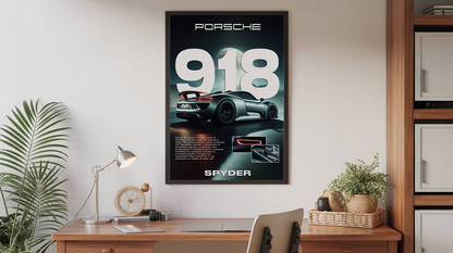 Porsche 918 Spyder Poster