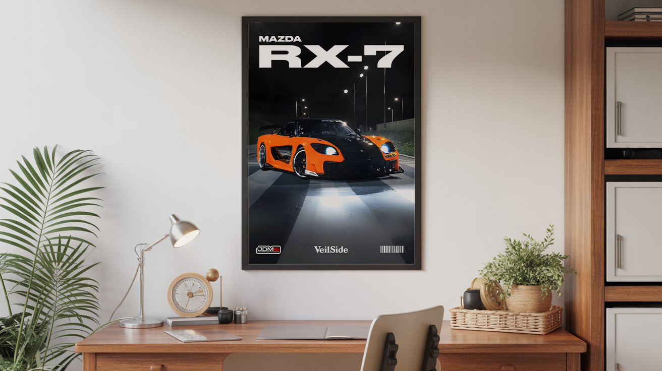 Mazda RX-7 Veilside Poster