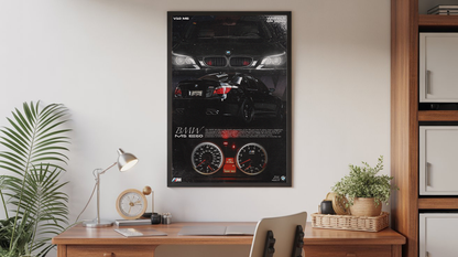 2005 BMW M5 E60 Poster