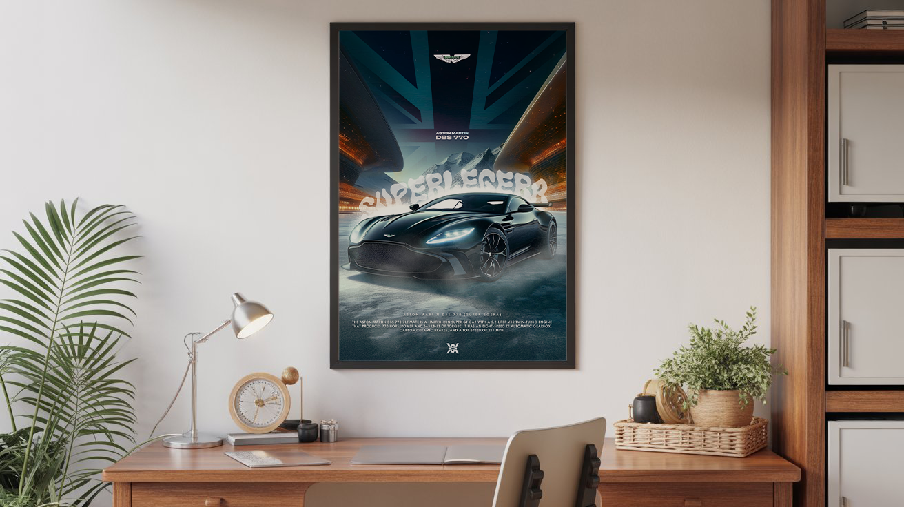 Aston Martin DBS 770 Poster
