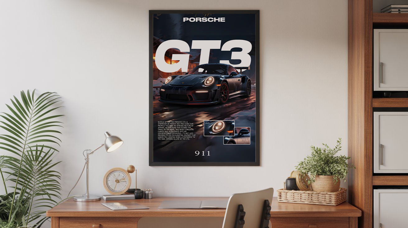 Porsche 911 GT3 Poster