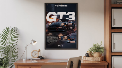 Porsche 911 GT3 Poster