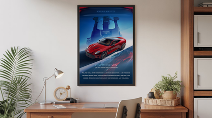 Aston Martin Vanquish 2025 Poster