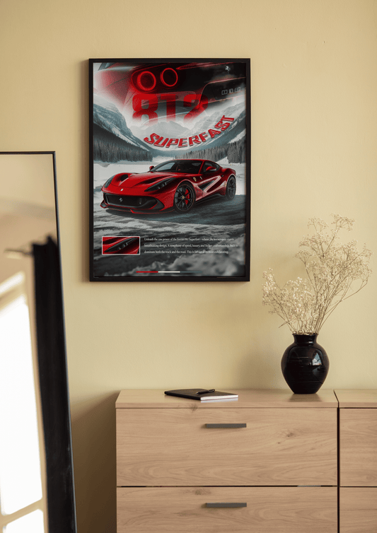 Ferrari 812 Superfast Poster