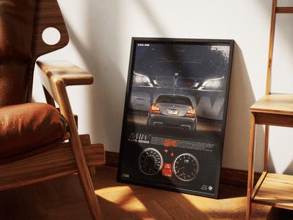 2005 BMW M5 E60 Poster